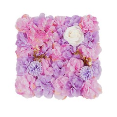 12pcs Artificial Silk Rose Flowers 3D Backdrop Wall for Wedding Party Decoration