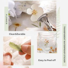 Maxleaf Pred Flower Stiers Set, 270PCS Dried Flowers Waterproof