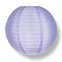 24″ Light Purple Nylon Lantern, Durable Hanging Decoration