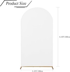 Versatile 6.6FT Arch Cover – Ideal for Weddings, Birthdays, and Celebrations