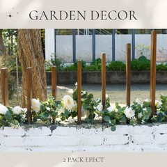 Der Rose 2Pack 13Ft Artificial Eucalyptus Flower Garland with Fake Rose Flowe…