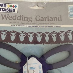 Paper Fantasies Wedding Garland Blue Bell 12 Ft