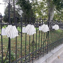 White Wedding Decorations Pull Bows – 8” Wide, 1 Count (Pack of 12),