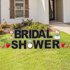 She Said Yes Yard Sign Decorations, 18pcs, Wedding Yard Cards, Includes Stakes