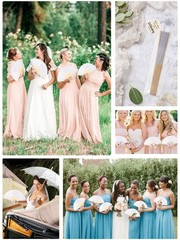 60 Set Wedding Hand Fans with Thank You Tags & Organza Bags, White Paper Fans…