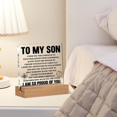 Graduation Gifts for Son, Inspirational Quote Acrylic Sign, High School Colle…