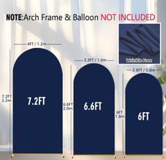 Arch Backdrop Cover Wedding Spandex Fitted Arch Covers,Round Top Chiara Baby Bri