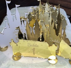 Princess Wedding Birthday Celebration Reception Disney Castle Gold&Silver#1-14