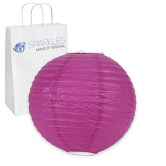 5 pcs 12″ inch Chinese Paper Lantern – Fuchsia – Wedding Party Event qf
