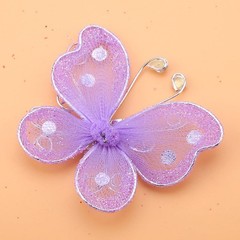Yosoo Health Gear Wire Mesh Glitter Butterflies 24Pcs Sheer Wedding Decor