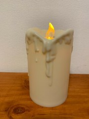 Battery Operated Flickering Pillar Candle Sets