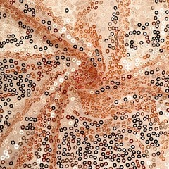 8 ft BLUSH Sparkle Sequin Hexagon Backdrop STAND COVER Party Events Decorations