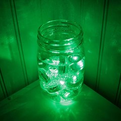 24 Pack Green Submersible Waterproof Underwater Battery LED Tea Light~Wedding