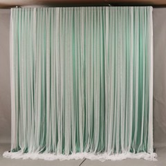 Voile Wedding Party Backdrop Solid Color Curtains Event Stage Decor Background