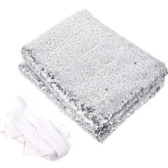 1Set Sequin Backdrop Curtain for Simple and Elegant Wedding Receptions