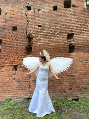 Headdress Wings Photo Props Costume Cosplay Wedding Carnival Christmas Angel