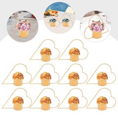 10 Pcs Meta Gold Centerpiece Elegant Wedding Centerpieces for Tables Decor