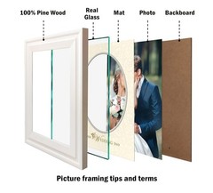 A’arkaJ 5×7 4×6 Wedding Frame – Mr. & Mrs. Picture 4×6, White (Wedding)