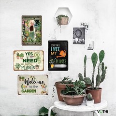 Funny Garden Signs for Outside ; Yes I Really Do Need All These Plant Metal S…