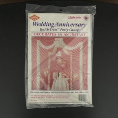 Vintage 1993 Beistle Wedding Party Canopy Amscan Bridal Shower Centerpiece Lot 3
