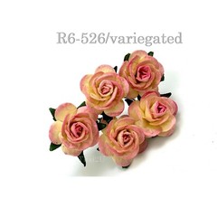 1″or2.5cm – Open Roses DIY Paper Flower Wedding Scrapbook Craft Cardmaking R6