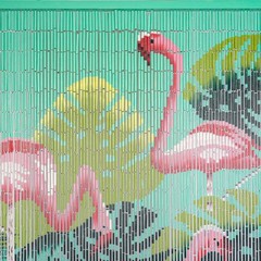 Flamingo Beaded Curtain, Doorway Beads Curtains, Hanging Beads for Doorways 3…