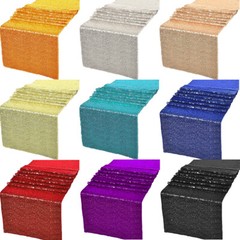 12″x72″ / 12″x108″ Glitz Sequin Table Runners Wedding Party Banquet Decorations