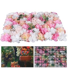 12*Artificial Flower Wall Panels Flower Panels for Venue Backdrop Wall Decor