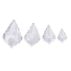 10pcs 38/50/63/76mm Maple Leaf Crystal Pendant Prisms Chandelier Lamp Part Decor