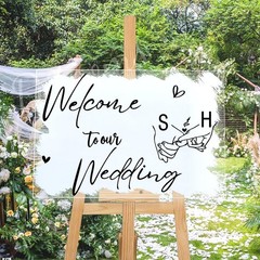 Welcome to Our Wedding Signs Decals Wedding Welcome Sign Selfie Mirror Decal …