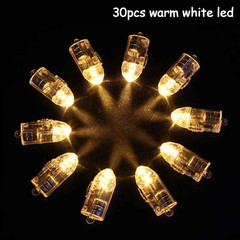 30Pcs/set White Paper Lanterns Chinese Hanging Round Lantern Lamp for Wedding An