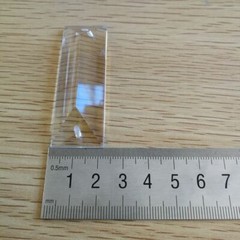 10pc K9 Glass Long Strip Rectangle Crystal Chandelier Prism Pendant Hanging Part