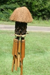 Beach Wedding Tiki Bar Hanging Island Bamboo Decor Mobile, G-61a