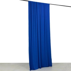 5 ft x 10 ft ROYAL BLUE 4-Way Stretch Spandex Divider Backdrop Curtain Wedding