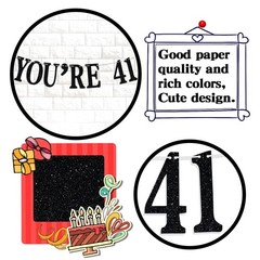 Holy You’re 41 Banner – Funny Happy 41st Birthday Bunting Sign, Cheers to 41 …
