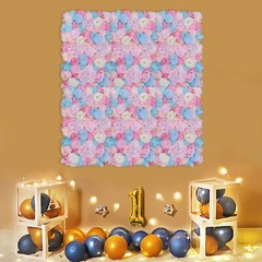 6?? Orchid Pink Artificial Flower Wall Panel Wedding Valentine’s Backdrop Decor