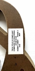 Wood Mr & Mrs Letter Table Decoration Set Brown Reusable Wedding Decor 6″ Rustic