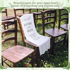 Father Wedding Memorial Reserved Chair Sign in Loving Memory of Parents Celeb…