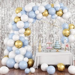 HH 9x9FT Big Silver Sequin Backdrop Curtains,Shimmer Sequin Fabric Photograph…