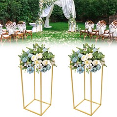Elegant Gold Wedding Flower Stand – Durable, Reusable, Easy To Assemble