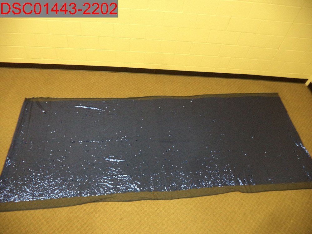 NWOT – Needs Sewn, Shiny Beauty Blue Sparkly Sequin Backdrop Curtain, One Size