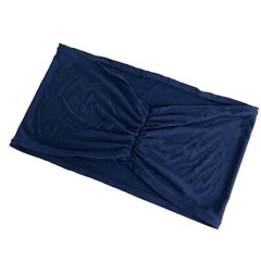 5 Navy Blue Spandex Ruffled CHAIR SASHES Wedding Party Home Decorations