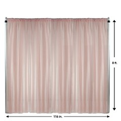 Your Chair Covers – Voile Sheer Drape, Bridal Curtain Backdrop for Wedding