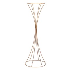 3 pcs Gold Wedding Table Hourglass-shaped Flower Stand For Anniversary Ceremony