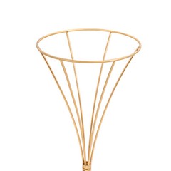 Set of 3 Modern Roadside Flower Stand Table Prop Flower Vessel Flower Stand Gold