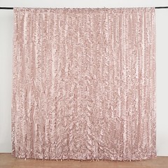 8×8 feet Leaf Petal Taffeta CURTAIN Panel Photography Backdrop Drape Party Event