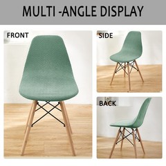 HAOYONG Waterproof Shell Chair Covers,Jacquard Dining Room Chair Slipcover Se…