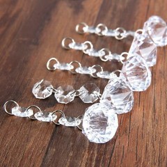 New Acrylic Garland Diamond Crystal Bead Pendant Chandelier Wedding Decor D57F1C