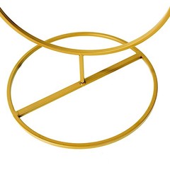 GOLD 3″ Metal Hoops Pillar Backdrop Stand Wedding Party Decorations