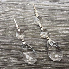 30pcs Crystal Clear Acrylic Bead Garland Chandelier Hanging Home Wedding Decor
